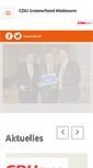 Mobile Screenshot of cdu-kreismettmann.de